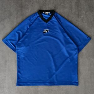 Nike Men's Soccer Royal Blue Mesh Jersey Shirt Size XL